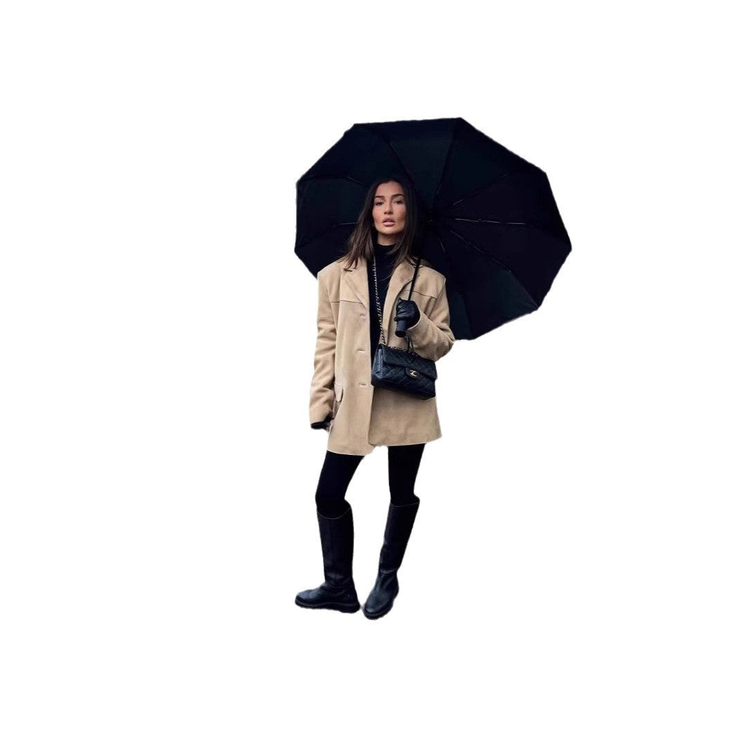 Dame Oversized Blazer med strukturerat material Eva Jonsson-Eva Jonsson