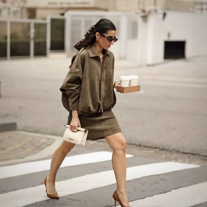 Dame Oversized Jacka i avslappnad stil Mirla-Eva Jonsson