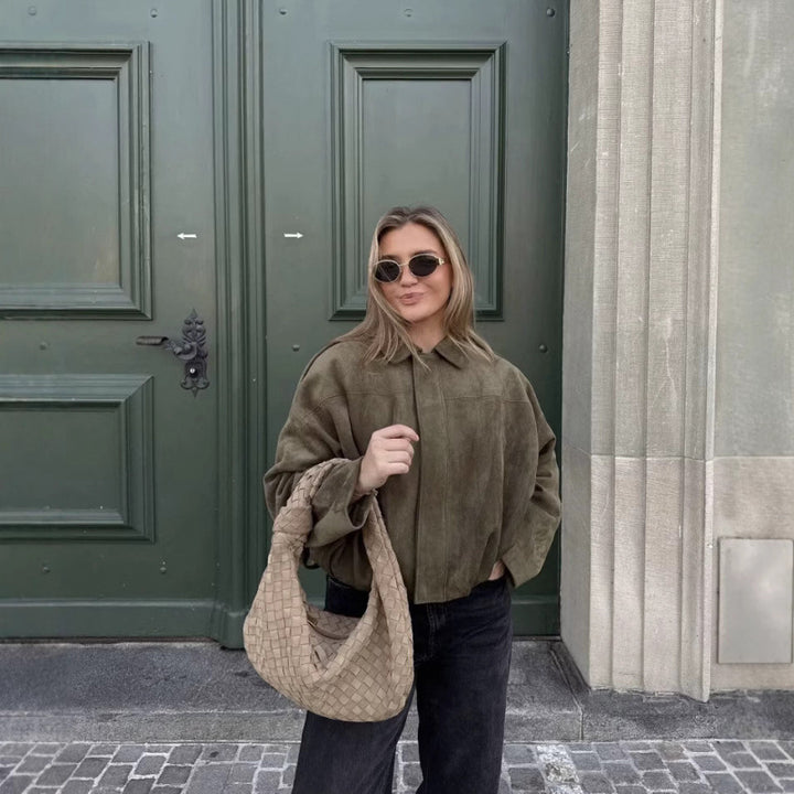 Dame Oversized Jacka i avslappnad stil Mirla-Eva Jonsson