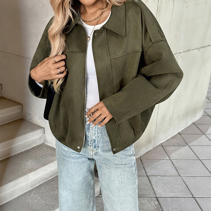 Dame Oversized Jacka med avslappnad passform och robust material Mirla-Eva Jonsson