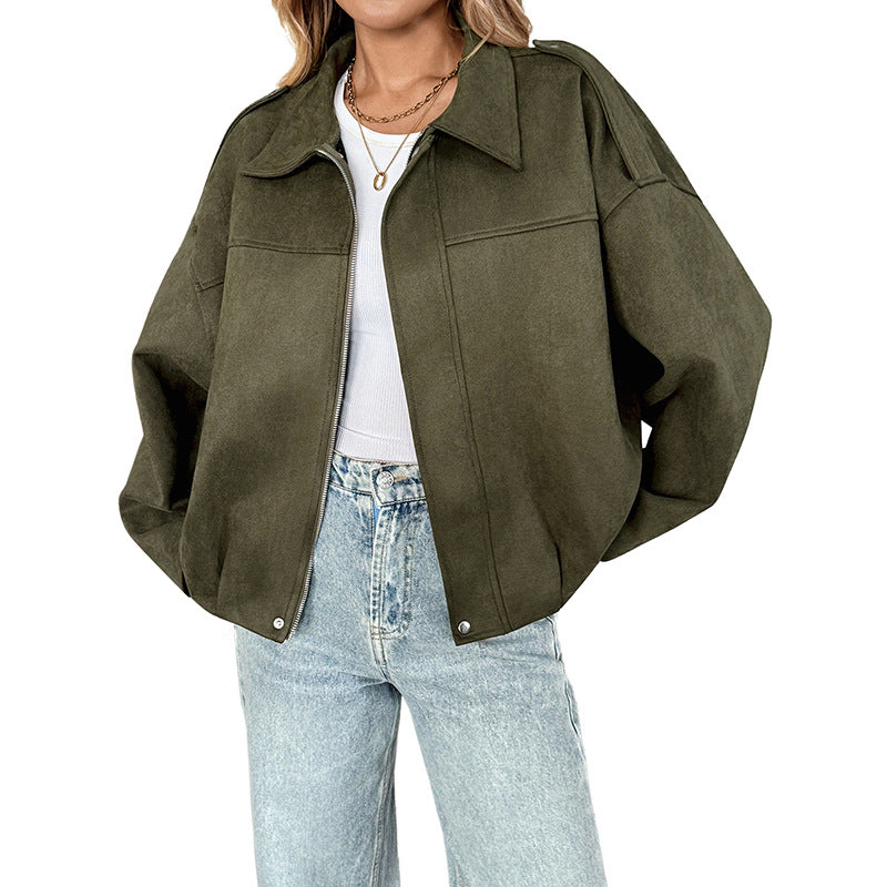 Dame Oversized Jacka med avslappnad passform och robust material Mirla-Eva Jonsson