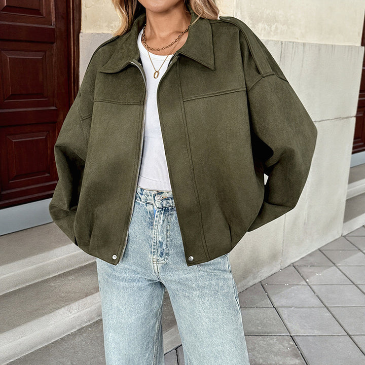 Dame Oversized Jacka med avslappnad passform och robust material Mirla-Eva Jonsson