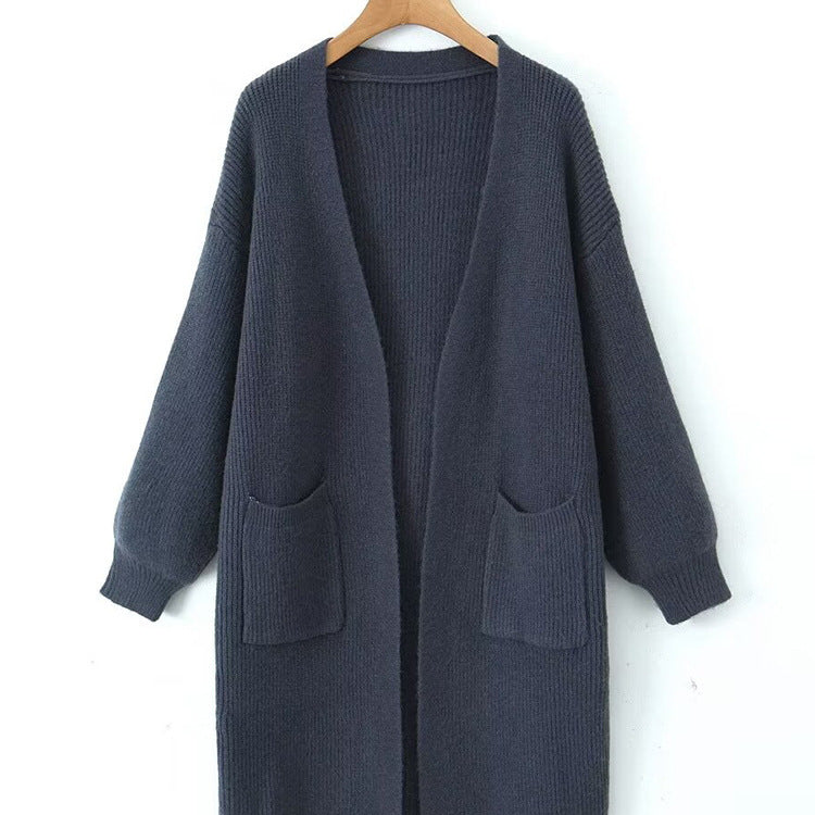 Dame Oversized K cardigan med praktiska fickor Mirla-Eva Jonsson