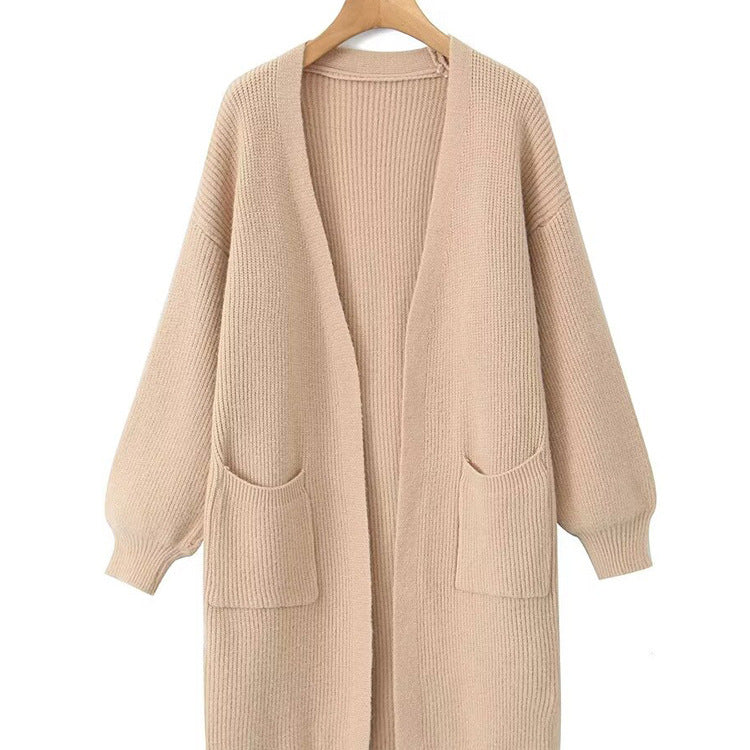 Dame Oversized K cardigan med praktiska fickor Mirla-Eva Jonsson