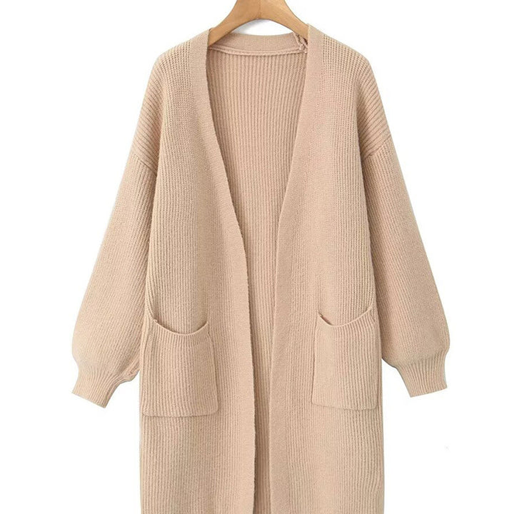 Dame Oversized K cardigan med praktiska fickor Mirla-Eva Jonsson