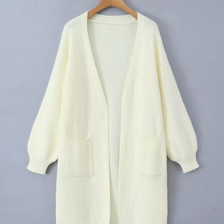 Dame Oversized K cardigan med praktiska fickor Mirla-Eva Jonsson