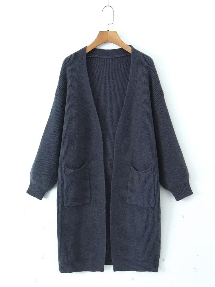 Dame Oversized K cardigan med praktiska fickor Mirla-Eva Jonsson