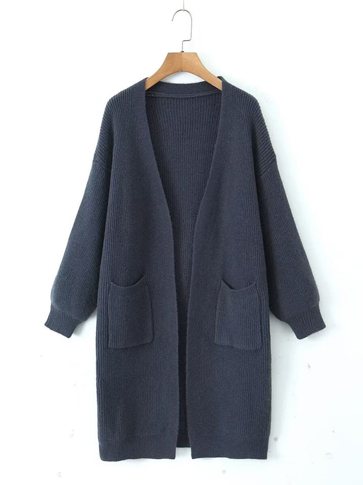Dame Oversized K cardigan med praktiska fickor Mirla-Eva Jonsson