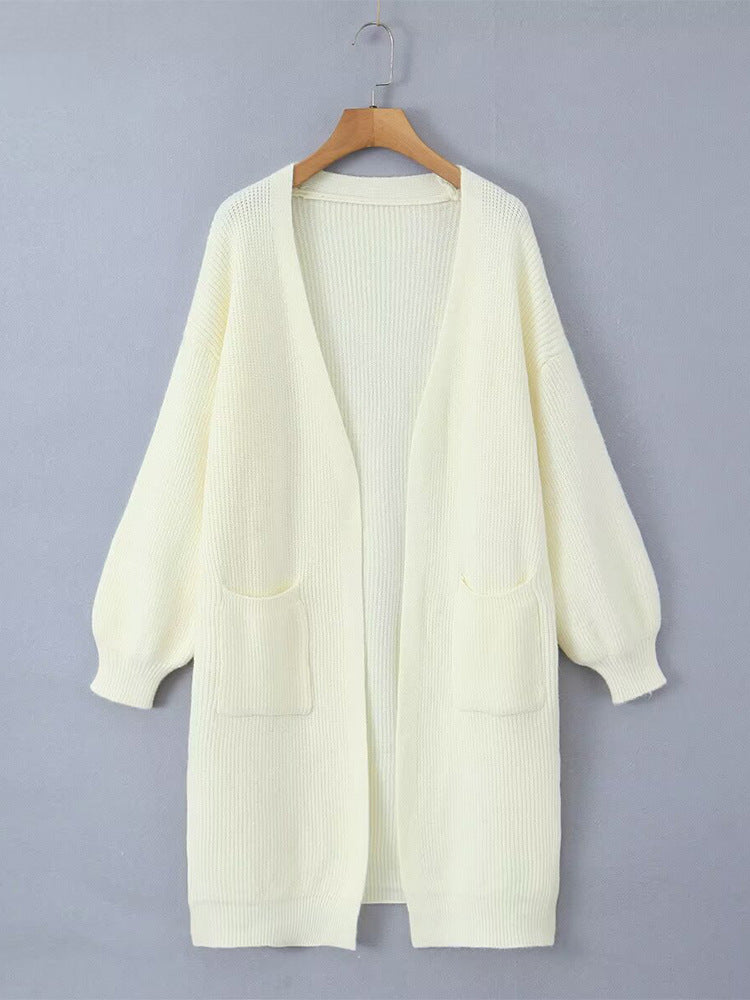 Dame Oversized K cardigan med praktiska fickor Mirla-Eva Jonsson