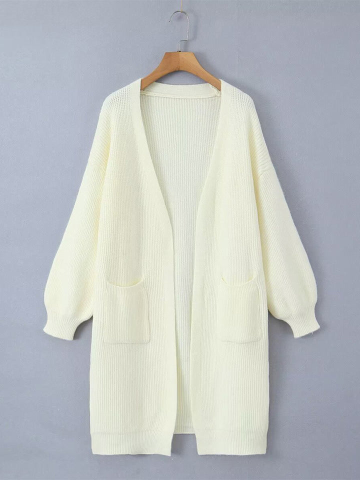 Dame Oversized K cardigan med praktiska fickor Mirla-Eva Jonsson