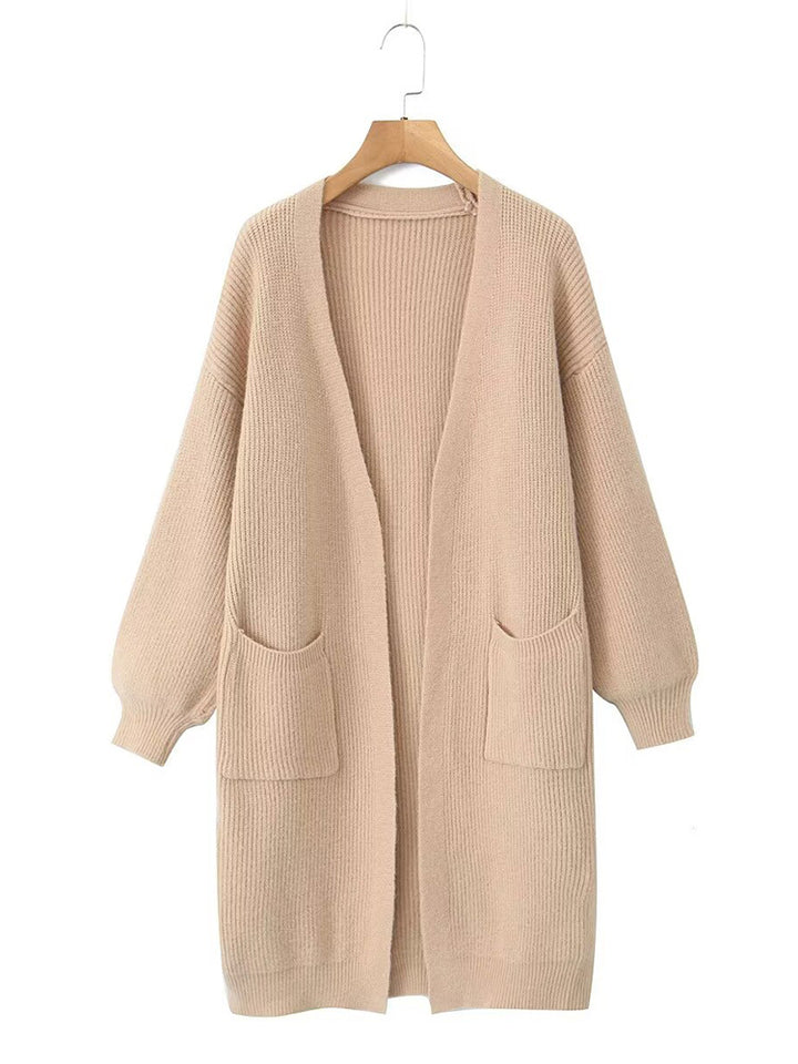 Dame Oversized K cardigan med praktiska fickor Mirla-Eva Jonsson