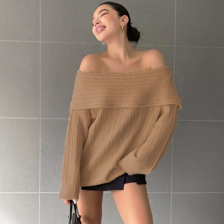 Dame Oversized Stickad Tröja Eva Jonsson-Eva Jonsson