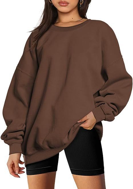 Dame Oversized Sweatshirt med ballongformade ärmar Mirla-Eva Jonsson
