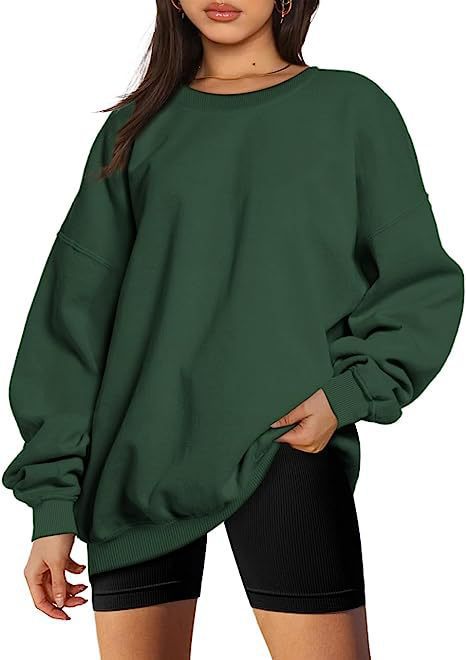 Dame Oversized Sweatshirt med ballongformade ärmar Mirla-Eva Jonsson