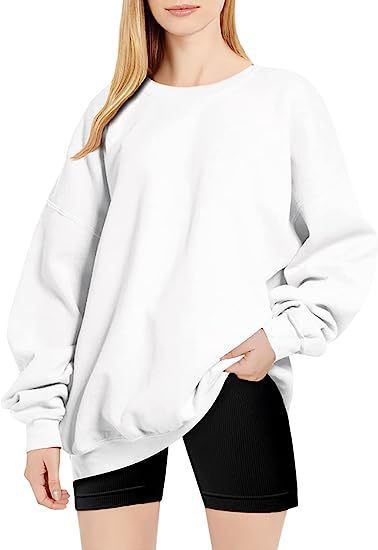 Dame Oversized Sweatshirt med ballongformade ärmar Mirla-Eva Jonsson