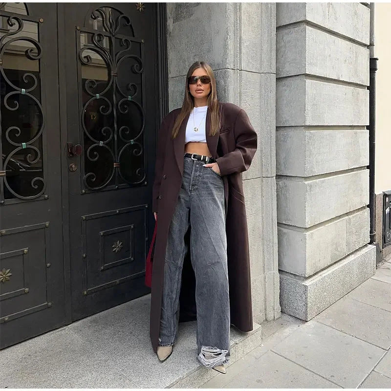 Dame Oversized Ullkappa Mirla-Eva Jonsson