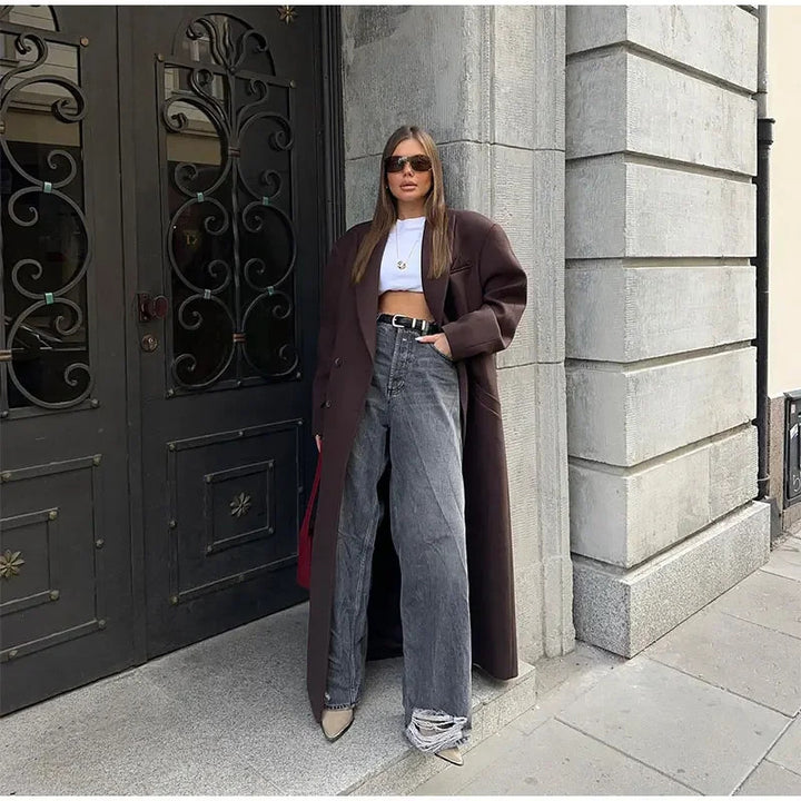 Dame Oversized Ullkappa Mirla-Eva Jonsson