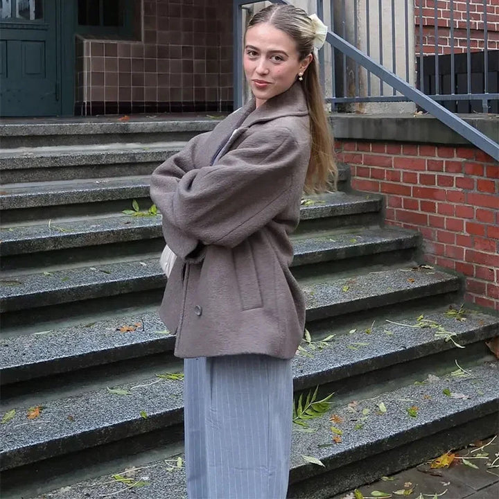 Dame Oversized Ullkappa Mirla-Eva Jonsson