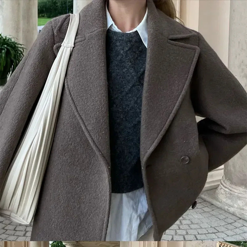 Dame Oversized Ullkappa Mirla-Eva Jonsson