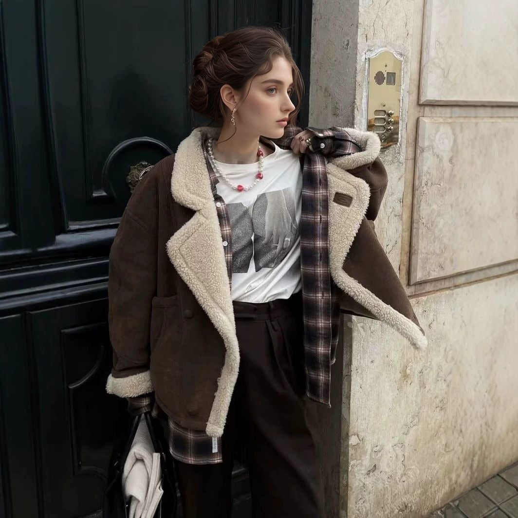 Dame Oversized-Vinterjacka med Fleece Mirla-Eva Jonsson