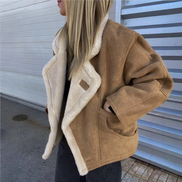 Dame Oversized-Vinterjacka med Fleece Mirla-Eva Jonsson