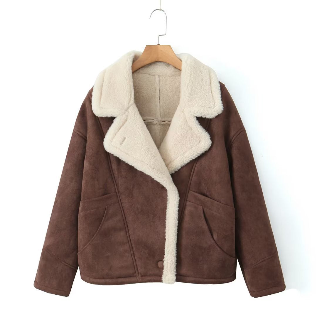 Dame Oversized-Vinterjacka med Fleece Mirla-Eva Jonsson