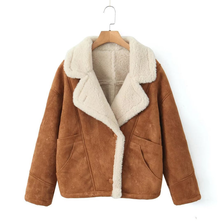 Dame Oversized-Vinterjacka med Fleece Mirla-Eva Jonsson