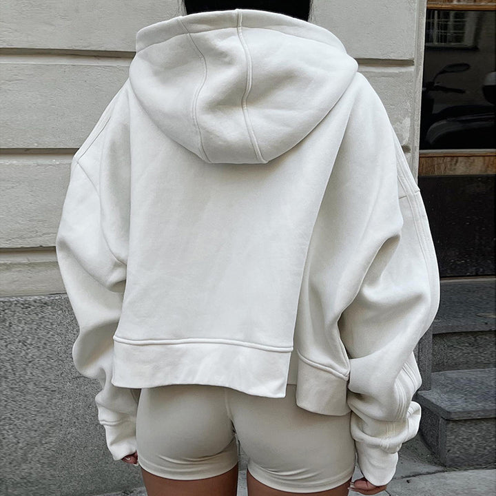 Dame Oversized Zip-Hoodie Mirla-Eva Jonsson