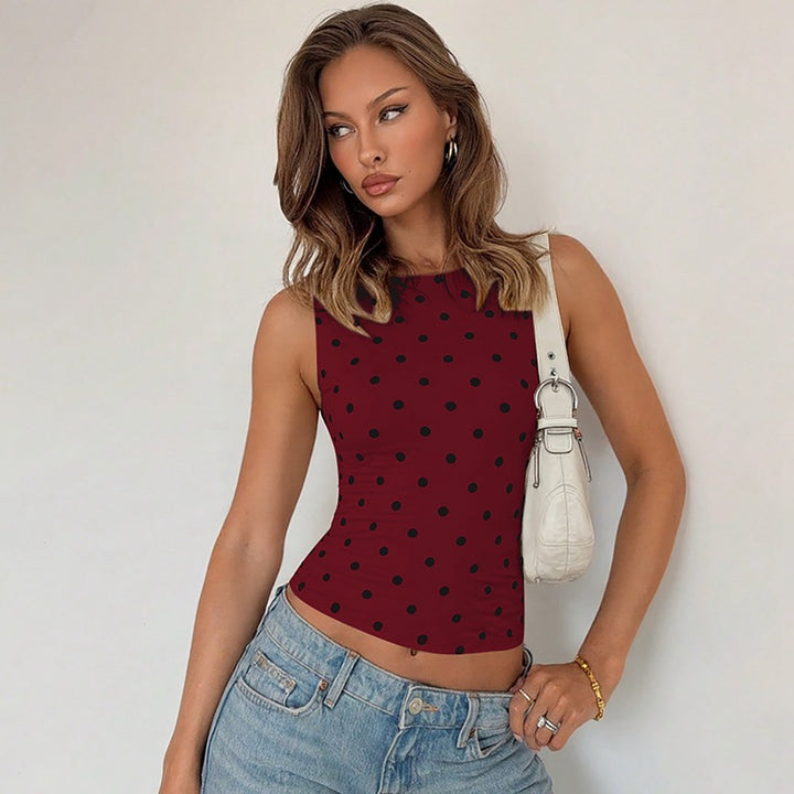 Dame Polka-Dots Tanktop Mirla-Eva Jonsson