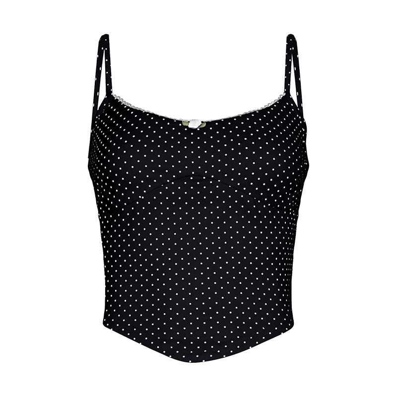 Dame Polka-Prickig Topp Mirla-Eva Jonsson