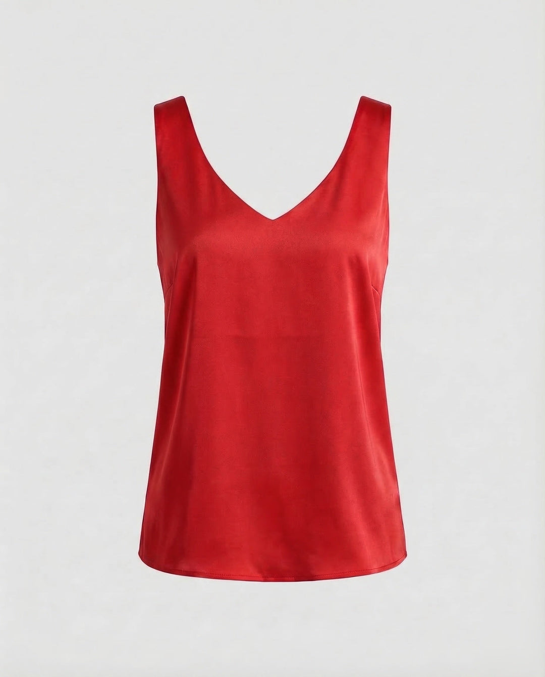 Dame Satin Top Spaghettirem-Eva Jonsson