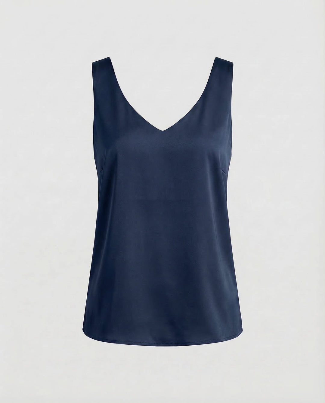 Dame Satin Top Spaghettirem-Eva Jonsson
