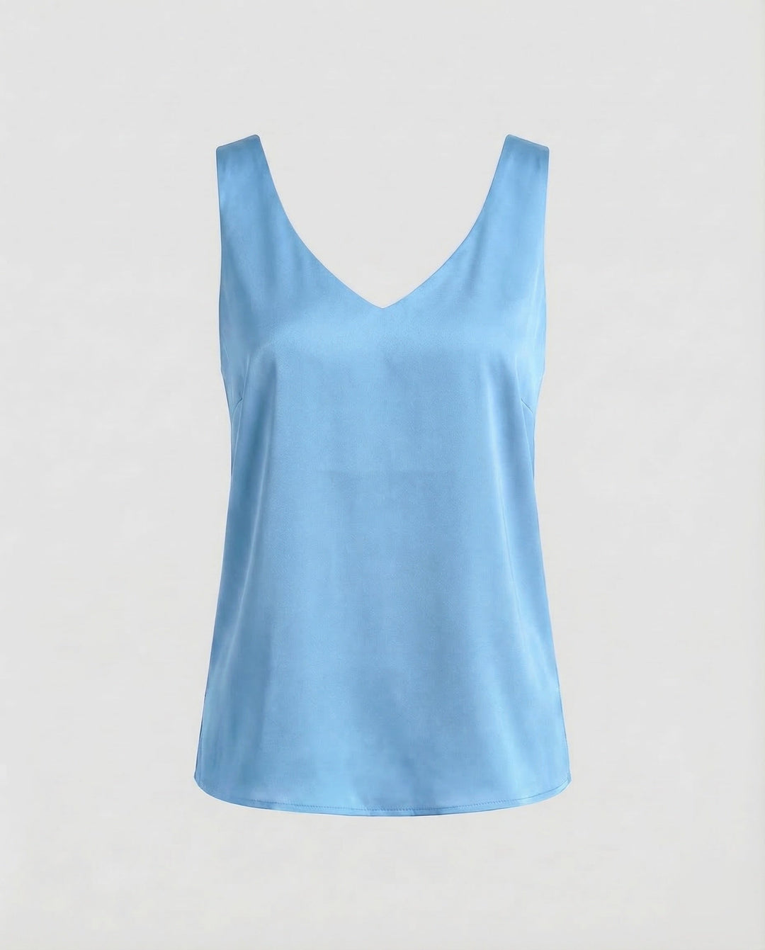 Dame Satin Top Spaghettirem-Eva Jonsson