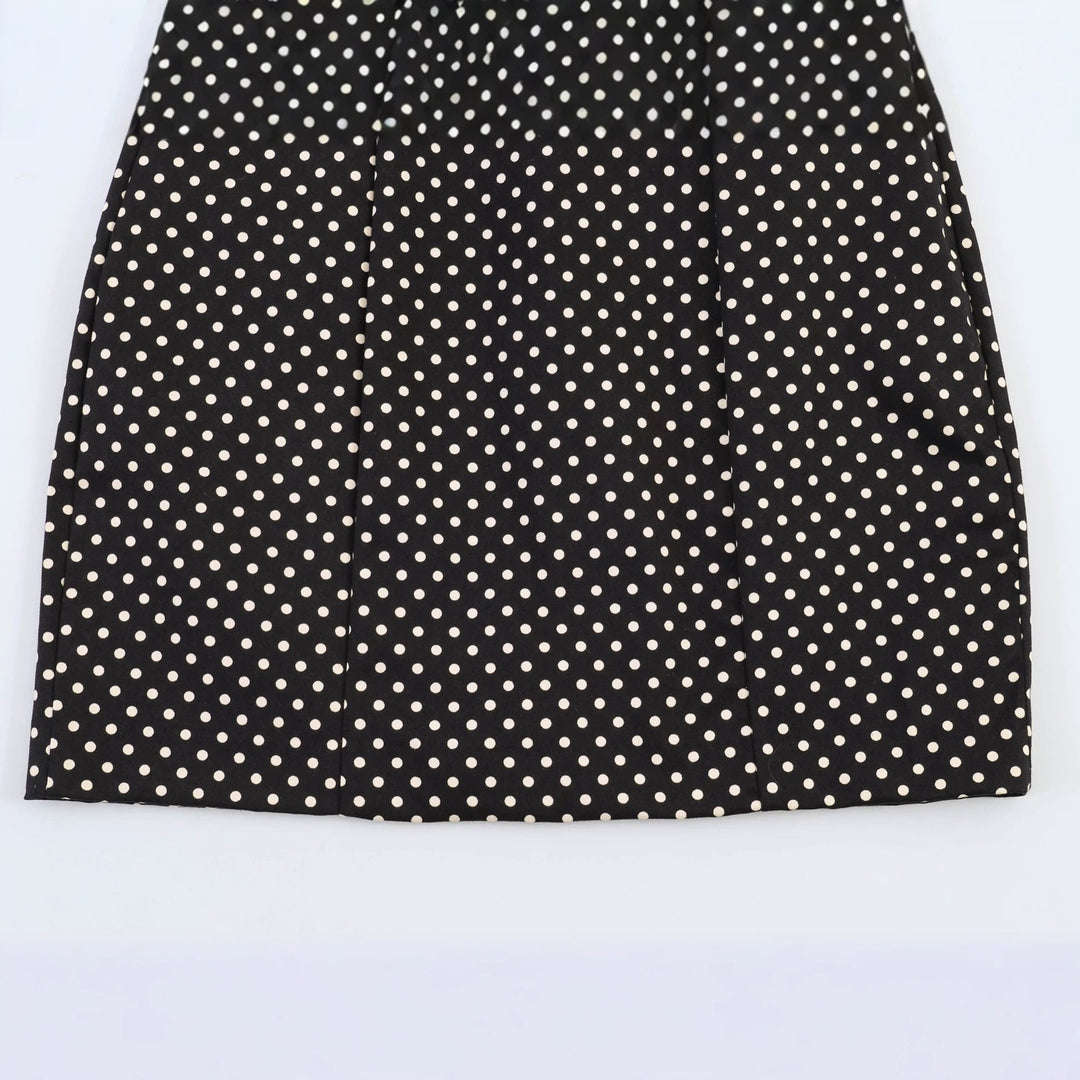 Dame Spaghetti strap dress with ruffles and polka dots Mirla-Eva Jonsson