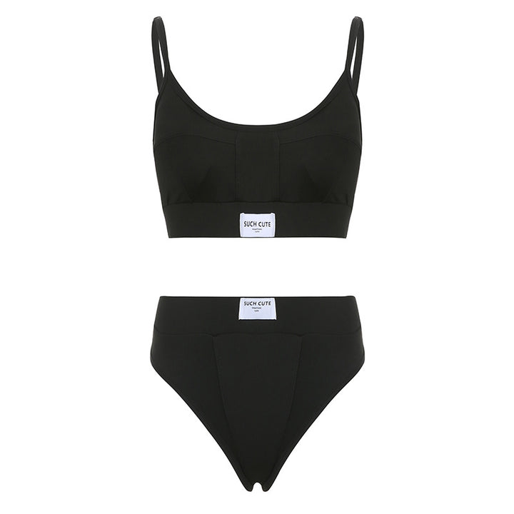 Dame Sport-BH och High-Waist-String Set Mirla-Eva Jonsson