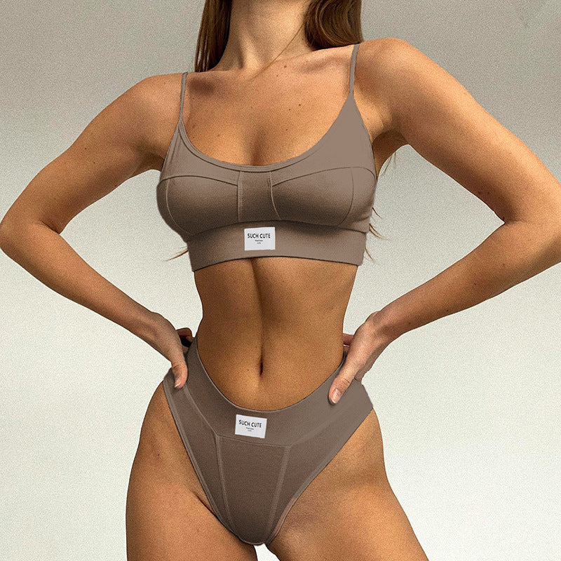 Dame Sport-BH och High-Waist-String Set Mirla-Eva Jonsson