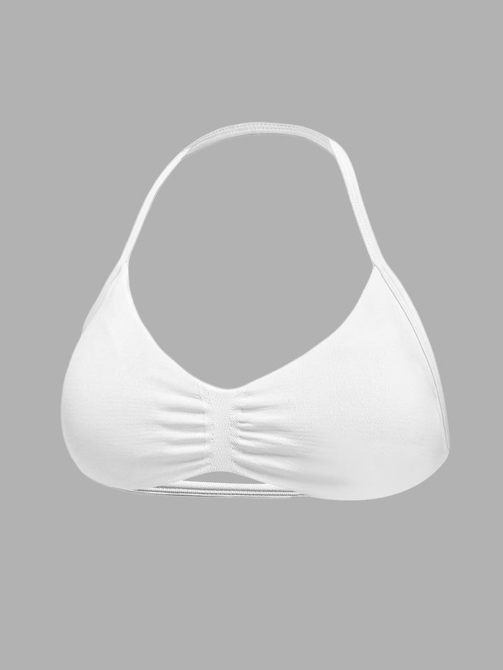 Dame Sport-Bikini-Överdel med högskuren shorts och sömlös design Mirla-Eva Jonsson