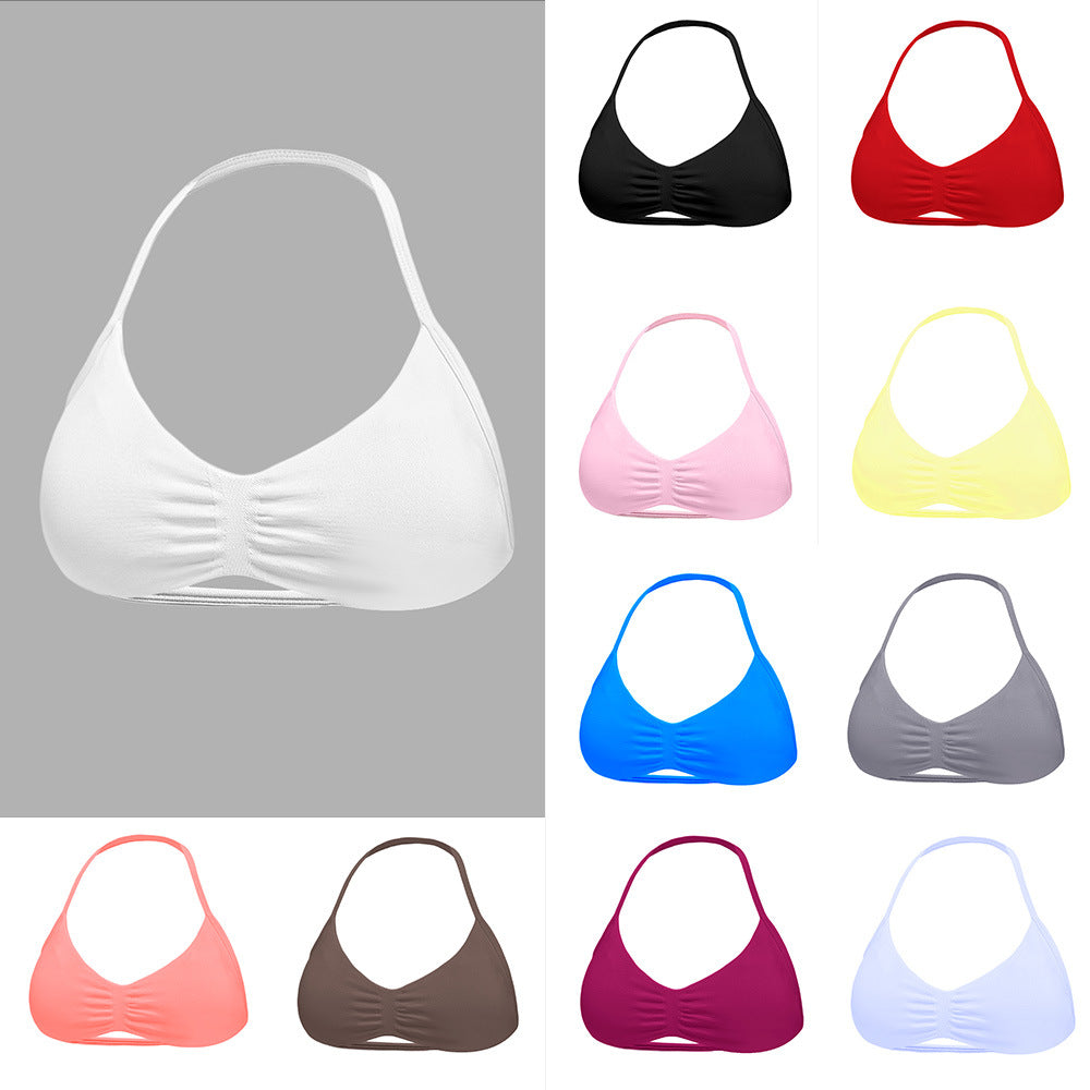 Dame Sport-Bikini-Top med raffinerad volangdesign Mirla-Eva Jonsson