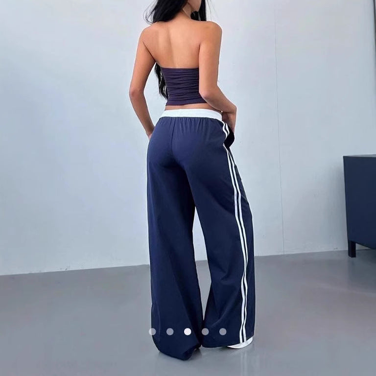 Dame Sportig Joggingbyxor med sidostrick Mirla-Eva Jonsson