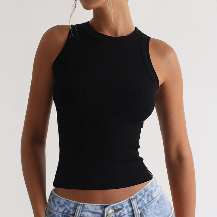Dame Sportig Ribbet Top Mirla-Eva Jonsson