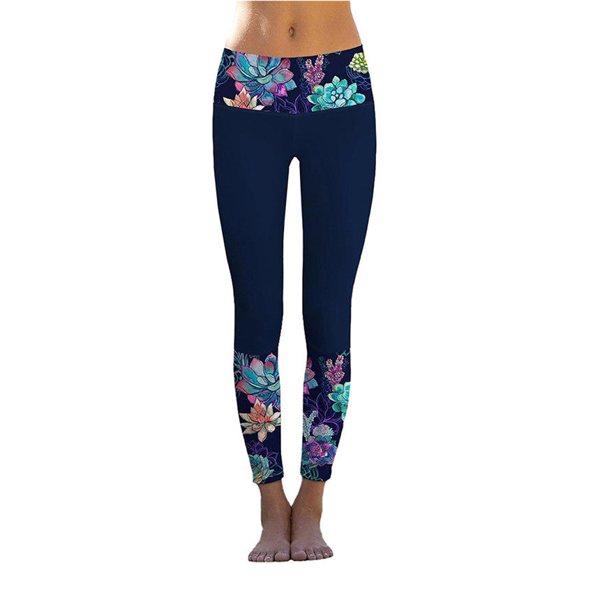 Dame Sportiga leggings med innovativt färggradientdesign Mirla-Eva Jonsson