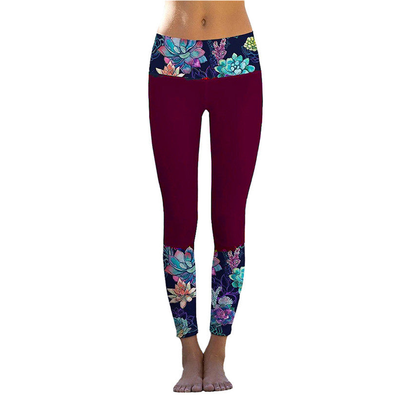 Dame Sportiga leggings med innovativt färggradientdesign Mirla-Eva Jonsson