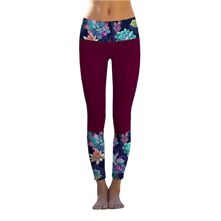 Dame Sportiga leggings med innovativt färggradientdesign Mirla-Eva Jonsson