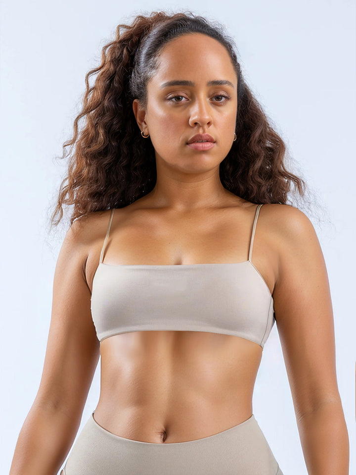 Dame Sportigt Långärmad Crop-Top med skuren design Mirla-Eva Jonsson