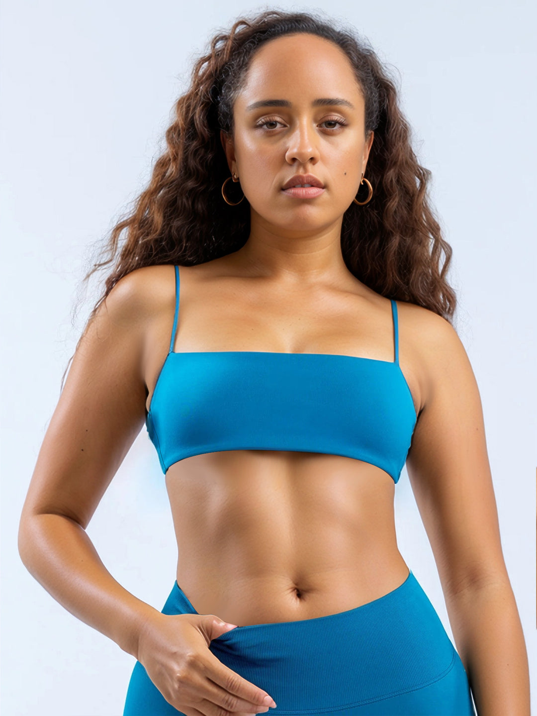 Dame Sportigt Långärmad Crop-Top med skuren design Mirla-Eva Jonsson