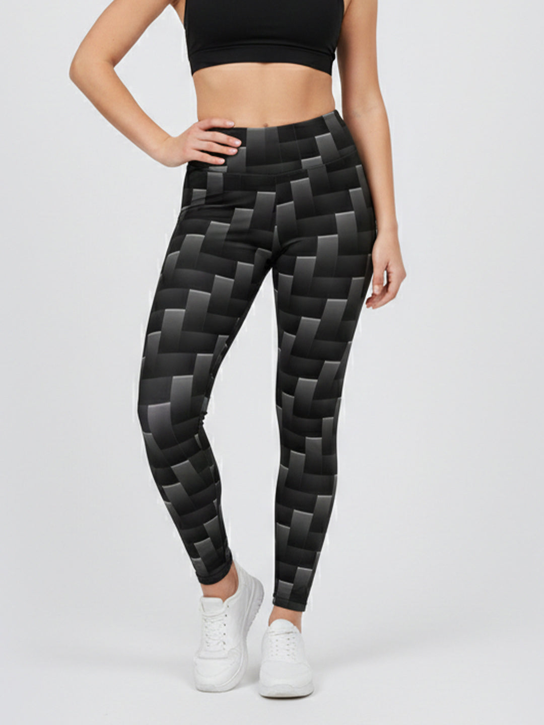 Dame Sportlegging med stiligt grafiskt design Mirla-Eva Jonsson