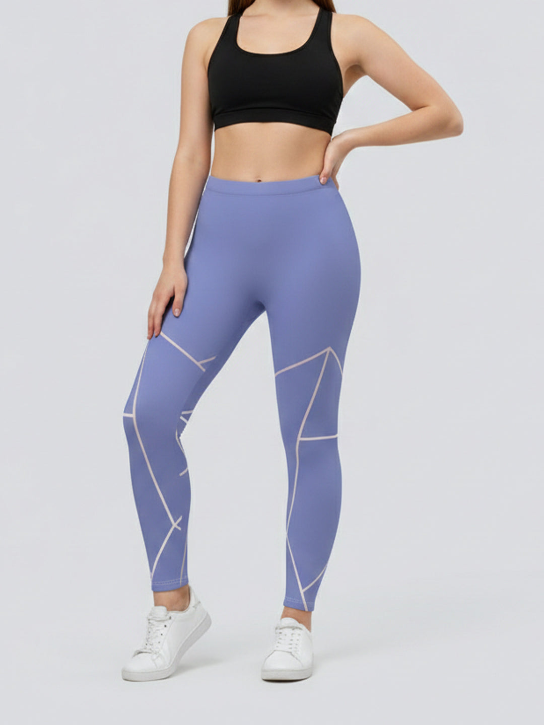 Dame Sportlegging med stiligt grafiskt design Mirla-Eva Jonsson