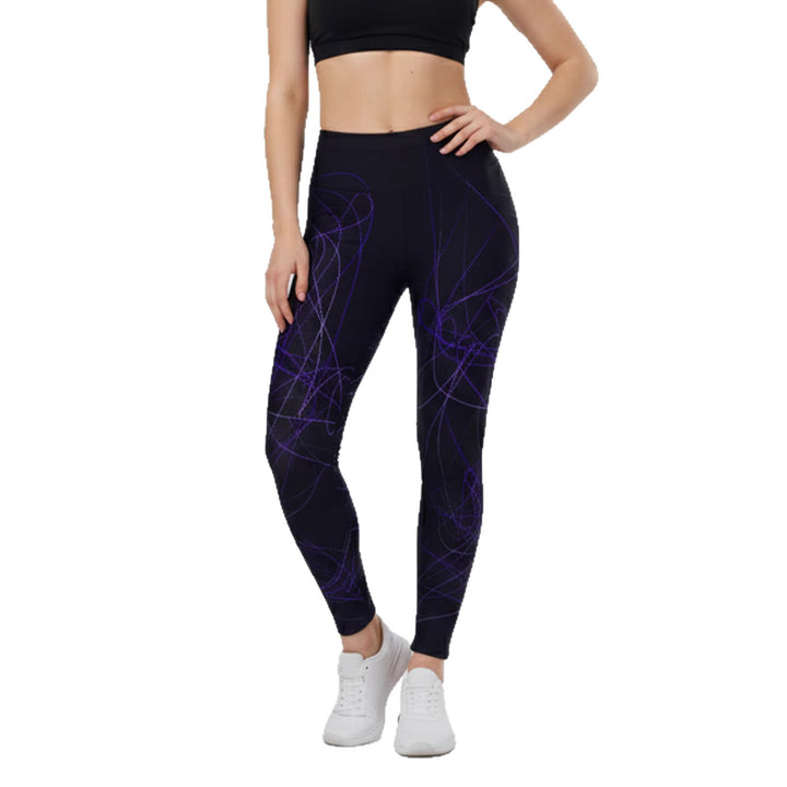 Dame Sportlegging med stiligt grafiskt design Mirla-Eva Jonsson