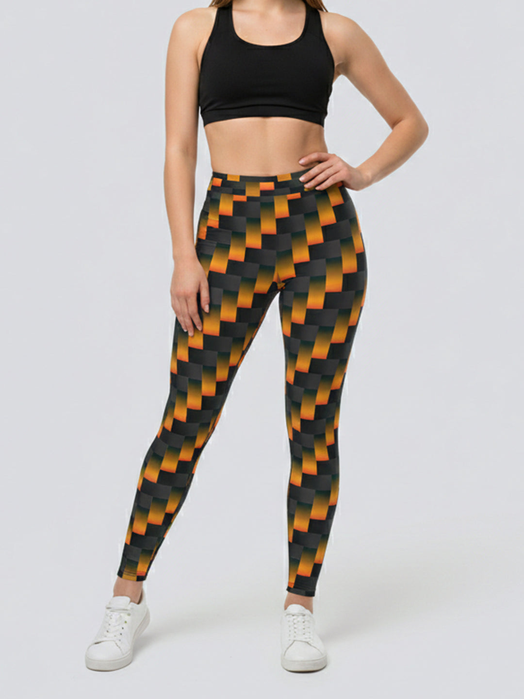 Dame Sportlegging med stiligt grafiskt design Mirla-Eva Jonsson