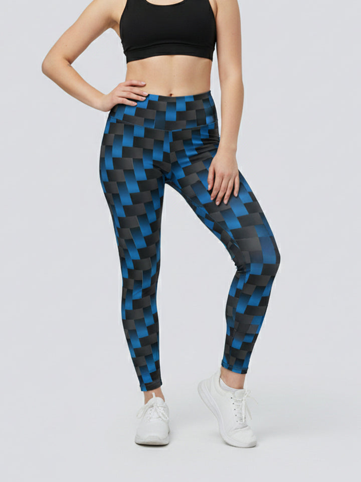 Dame Sportlegging med stiligt grafiskt design Mirla-Eva Jonsson